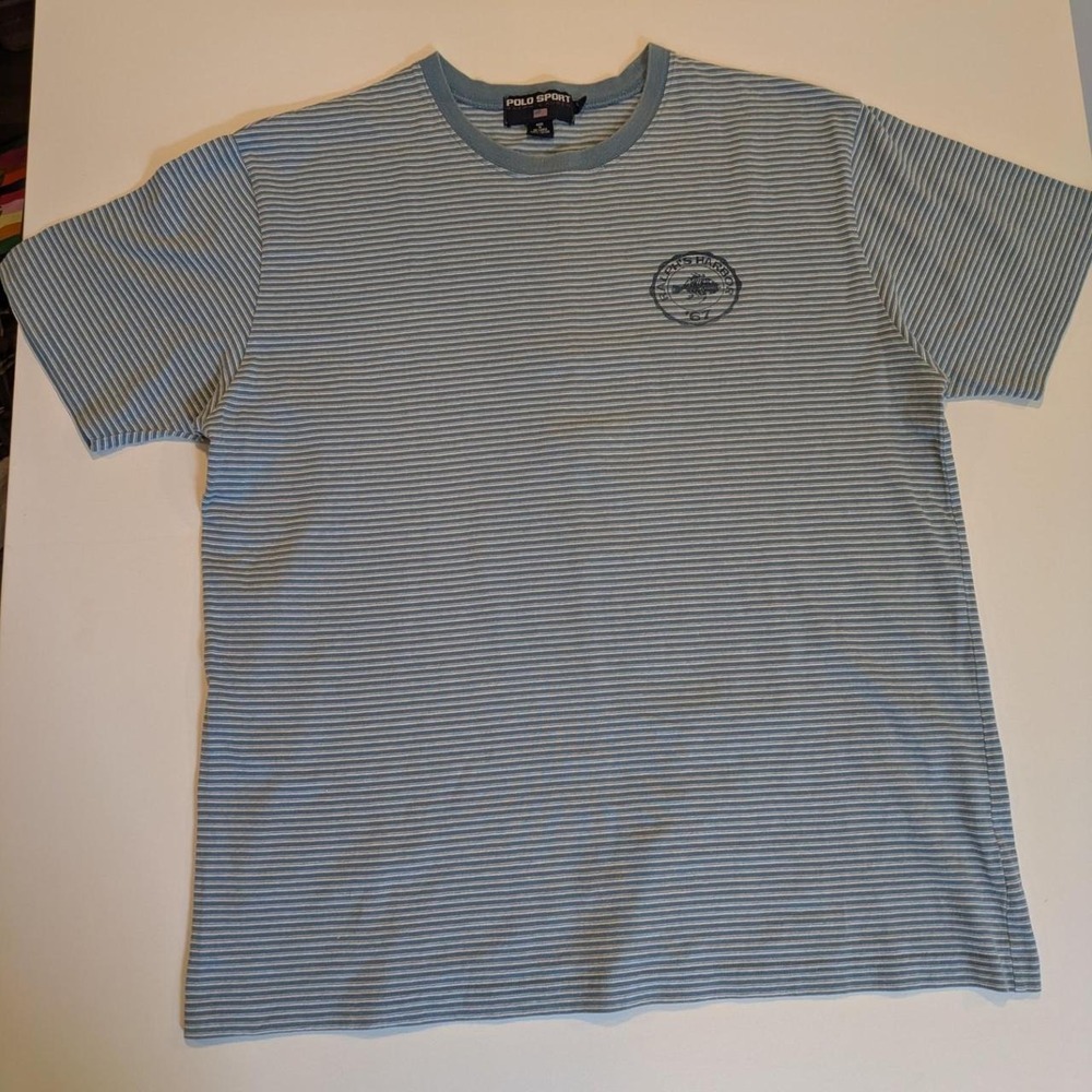 Vintage Ralph Lauren Surf T shirt Mens XL Oversized Baggy "Ralph's Harbor 67" - Picture 6 of 6